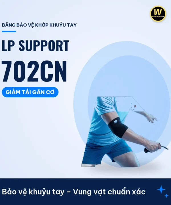 Băng Bảo Vệ Khuỷu Tay Thoát Khí LP 702CN - LP Support – Bảo vệ khuỷu tay – Vung vợt chuẩn xác – WOWSPORTS