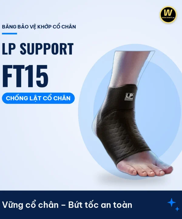 Băng Cổ Chân Thoát Khí FT15 COOLPRENE™ X - LP Support – Vững cổ chân – Bứt tốc an toàn – WOWSPORTS