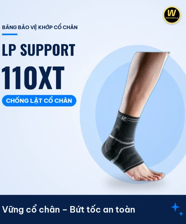 Băng Cổ Chân Trợ Lực Chống Lật Sơ Mi 110XT - LP Support – Vững cổ chân – Bứt tốc an toàn – WOWSPORTS
