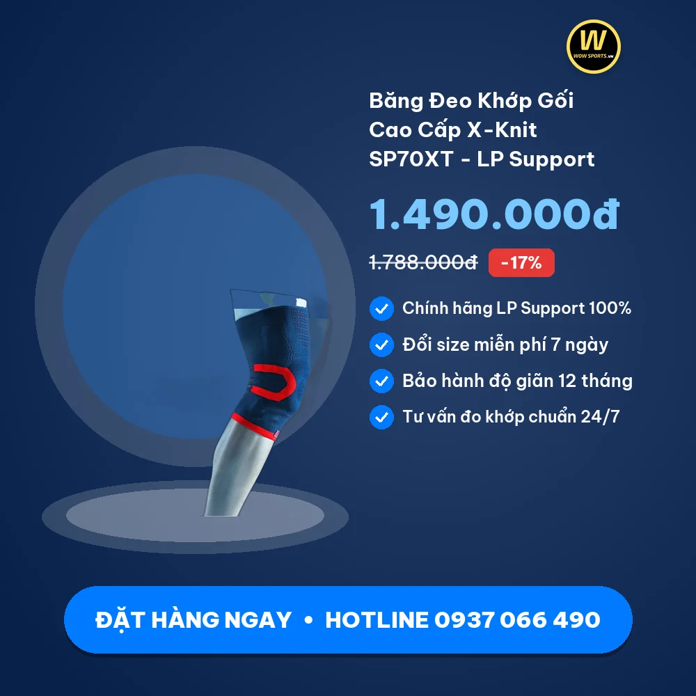 Băng Đeo Khớp Gối Cao Cấp X-Knit SP70XT - LP Support 4 Mua Băng Đeo Khớp Gối Cao Cấp X-Knit SP70XT - LP Support chính hãng tại WOWSPORTS.VN