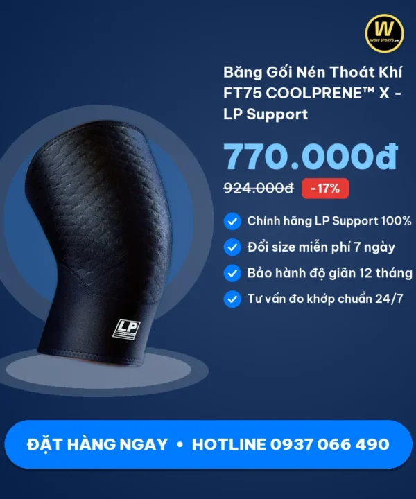 Mua Băng Gối Nén Thoát Khí FT75 COOLPRENE™ X - LP Support chính hãng tại WOWSPORTS.VN