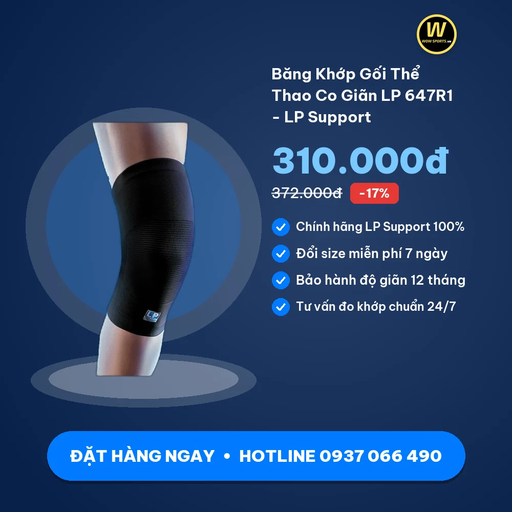 Băng Khớp Gối Thể Thao Co Giãn LP 647R1 - LP Support 20 Cấu trúc công nghệ nén ép và cơ chế sinh học của Băng Khớp Gối Thể Thao Co Giãn LP 647R1 - LP Support - WOWSPORTS
