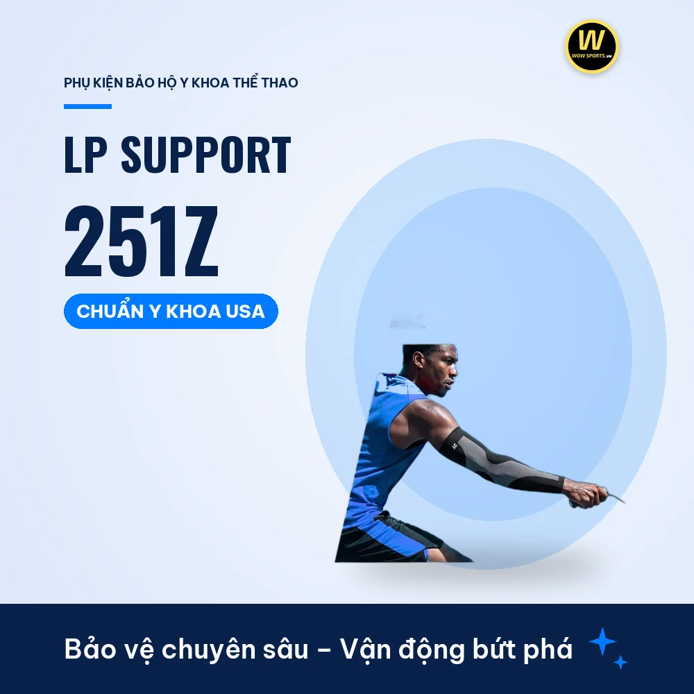 Băng Nén Bảo Vệ Cánh Tay Thể Thao 251Z - LP Support 18 Băng Nén Bảo Vệ Cánh Tay Thể Thao 251Z - LP Support chính hãng bảo vệ khớp cơ thể thao - WOWSPORTS