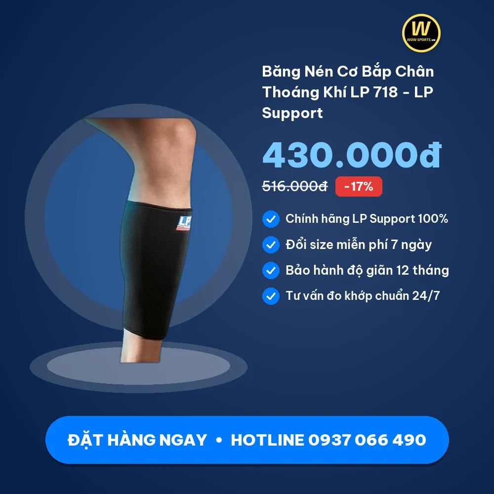 Băng Nén Cơ Bắp Chân Thoáng Khí LP 718 - LP Support 20 Cấu trúc công nghệ nén ép và cơ chế sinh học của Băng Nén Cơ Bắp Chân Thoáng Khí LP 718 - LP Support - WOWSPORTS