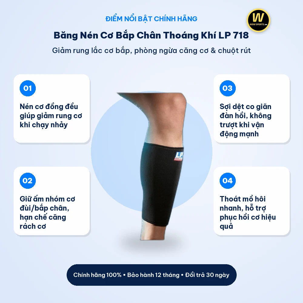Băng Nén Cơ Bắp Chân Thoáng Khí LP 718 - LP Support 19 Cấu trúc công nghệ nén ép và cơ chế sinh học của Băng Nén Cơ Bắp Chân Thoáng Khí LP 718 - LP Support - WOWSPORTS