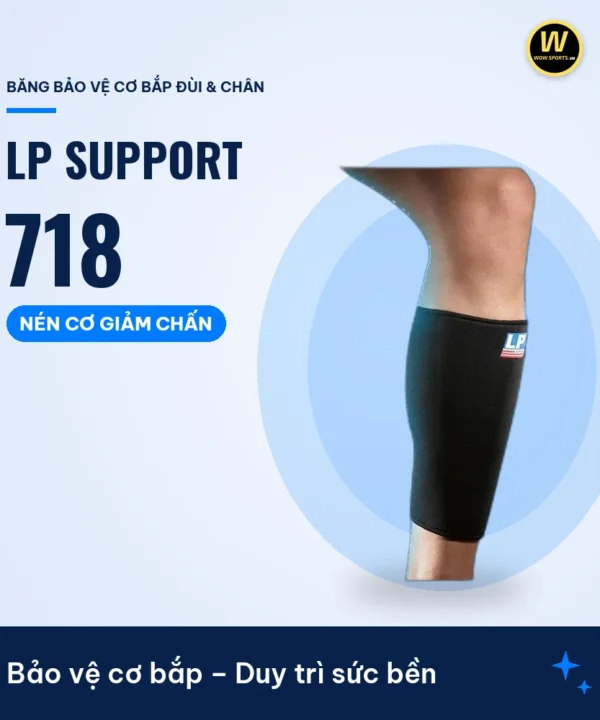 Băng Nén Cơ Bắp Chân Thoáng Khí LP 718 - LP Support – Bảo vệ cơ bắp – Duy trì sức bền – WOWSPORTS