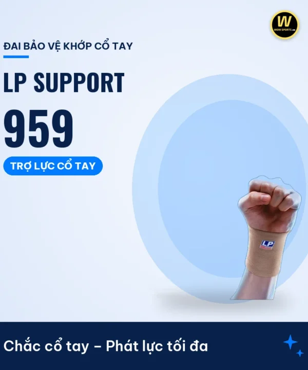Băng Quấn Hỗ Trợ Ổn Định Cổ Tay LP 959 - LP Support – Chắc cổ tay – Phát lực tối đa – WOWSPORTS