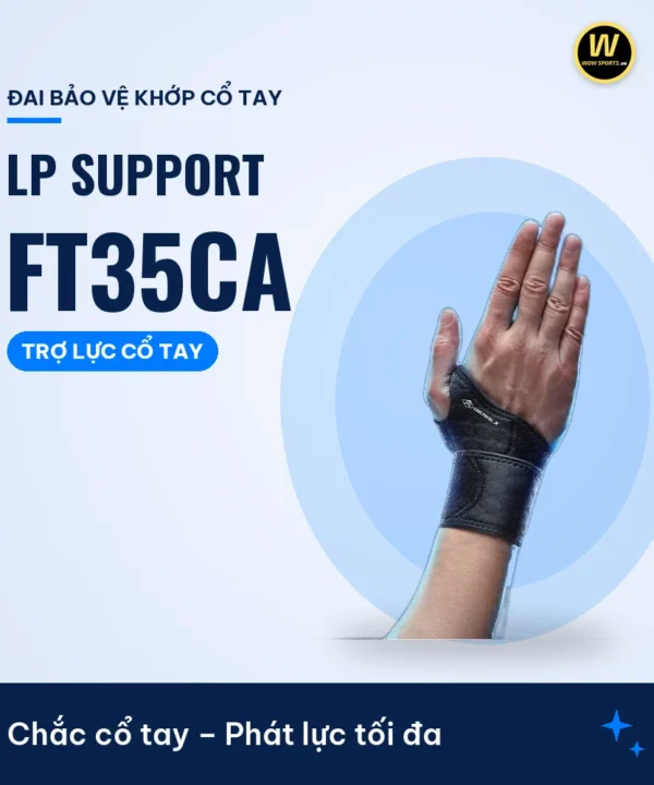 Đai Cuốn Bảo Vệ Cổ Tay Thoát Khí COOLPRENE™ X FT35CA - LP Support – Chắc cổ tay – Phát lực tối đa – WOWSPORTS