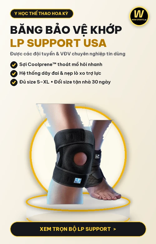 WOWSPORTS - Vận động và phục hồi 16 Băng Bảo Vệ Khớp Thể Thao LP Support USA